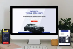A.V.M Auto Portfolio screenshot